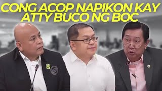 ATTY. BUCO HINDI MAKASAGOT NG DIRETSYO TUNGKOL SA ISYUNG SMUGGLING