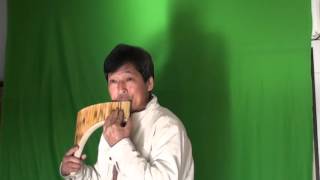 新しいパンフルート New Panflute japanese yellow bamboo(Wild rose~Syrinx) Susumu Otsuka