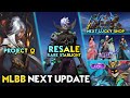 RESALE RARE STARLIGHT | PROJECT Q EVENT | LUCKY SHOP UPDATE - Mobile Legends #whatsnext