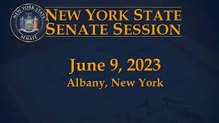 New York State Senate Session - 06/09/23