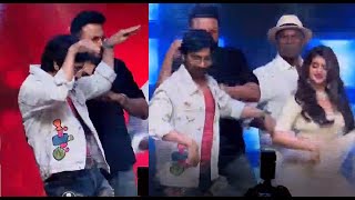 Ravi Teja Hilarious Dance on Stage | Dhamaka Movie Songs Dance