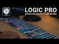 Logic Pro Keyboard with BACK LIGHTS and WIRELESS design | 80 HERTZ Studios