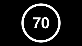 70 seconds timer