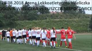 (26.08.2018) Górnik Wieliczka - Puszcza Niepołomice 2:2 (0:2)