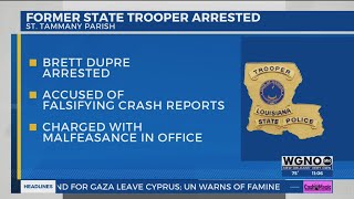 Former Louisiana State Police trooper accused of not investigating crashes