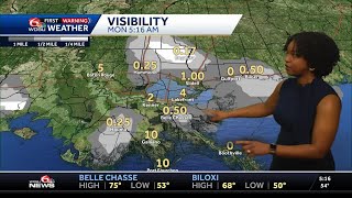 5 a.m. Louisiana Weather Update: Dense fog this a.m. before sunny skies \u0026 warm temps