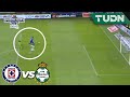 ¡Qué hizo! 'Santi' perdona | Cruz Azul 0-1 Santos | Torneo Guard1anes 2021 BBVA MX Final | TUDN