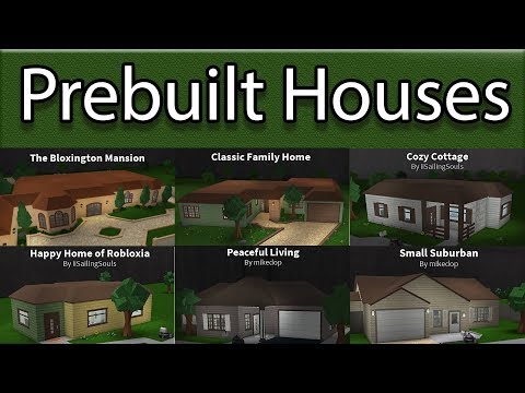 Reviewing All Prebuilt Houses Roblox Bloxburg