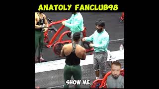 Anatoly pretended to be a trainer 😂 || Anatoly gym prank 🤣 #shorts #viral #anatoly