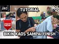 #menjahitbaju  CARA POTONG DAN BIKIN KAOS || FULL TUTORIAL #potongbaju #bikinpolabaju