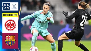 HIGHLIGHTS | Eintracht Frankfurt vs. Barcelona (UEFA Women's Champions League 2023-24 Matchday 2)