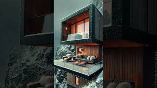 Cliffside Luxury Escape: A Modern Minimalist Retreat #cliffsidecabin #modernarchitecture #seaview