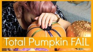 No Carve Pumpkin FAIL!! :( || Sprinkle of Glitter