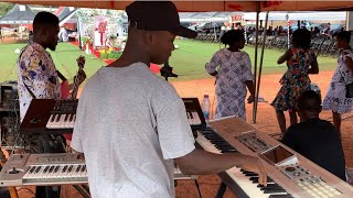 Hannah Marfo - Metease a na eye Nyame Adom🎹 Gospel live music. Coastal band