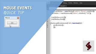 ExtendScript QuickTip - Mouse Events