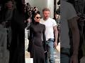 Victoria Beckham, David Beckham At Rick Owens Men's Fw23 Fashion Show #shorts #victoriabeckham