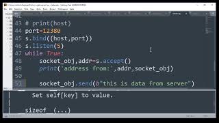 Python Socket and Database access part 1