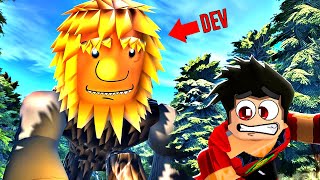 DEV ORMAN CANAVARI BENİ KOVALADI !! - Roblox