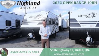 2022 Highland Ridge Open Range 19BH - Layzee Acres RV Sales