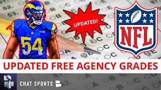 UPDATED NFL Free Agency Grades For All 32 NFL Teams Before The NFL Draft
