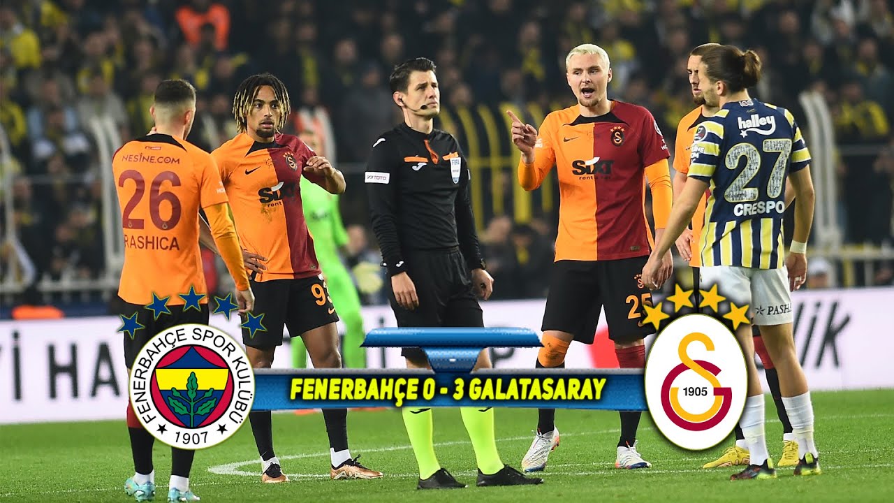 FENERBAHÇE V GALATASARAY(Osayi Vs Kerem)2023 SÜPER LİG DERBİ | FIFA 23 ...