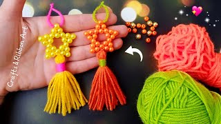 It's so Beautiful 🌟🎄 Superb Christmas Craft Idea with Wool and Beads - DIY Amazing Christmas Star