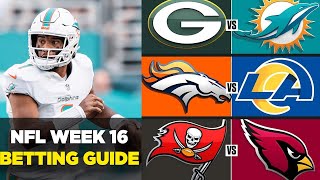 NFL Week 16 Betting Guide: EXPERT Picks EVERY Game. | In-Depth Analysis