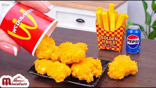 π So Crunchy Mini McDonaldβs Chicken Nuggets & Fries Recipe | ASMR Cooking Mini Food