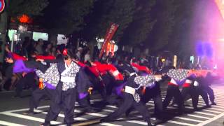 坂戸よさこい　２０１３　前夜祭　山村国際高校鳴子連　坂戸駅南口会場