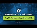 GoFrugal RPOS7 - Paytm Add on Integration