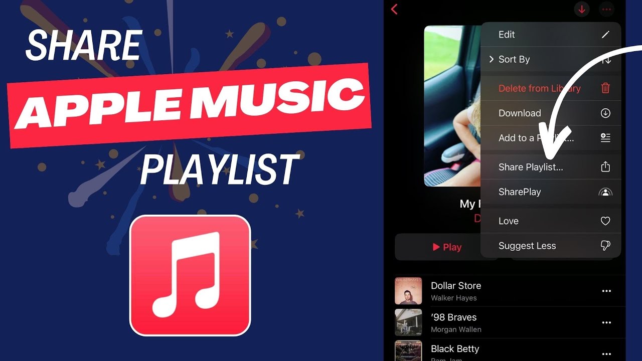 How To Share An Apple Music Playlist - Full Guide - YouTube