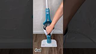 This BLACK+DECKER® 7in1 Steam Mop kills up to 99.9% of germs. #BLACKANDDECKER #SponseredAd #cleaning