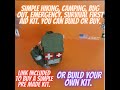 Simple Hiking, Camping, Bug Out, Get Home, Survival First Aid MOLLE kit.