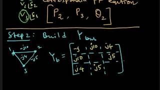 Newton Raphson Load Flow Solution - 3 Bus - Part 1 of 3