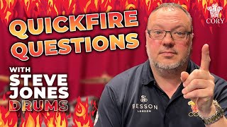 Quickfire Questions 🔥 with Cory Band Drummer, Steve Jones 🥁