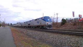 Amtrak #20 Northbound in Danville, VA. 2-21-2018