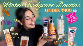 *under ₹400* winter body-care routine to smell amazing!! 🥥✨🛀🫧 | Rashi Shrivastava #amazon #bodycare