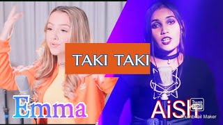 Taki Taki female version | AiSh vs Emma Heesters | Dj snake
