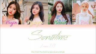 LOOΠΔ 1/3 (이달의 소녀 1/3) — Sonatime (알 수 없는 비밀) (Han|Rom|Eng Color Coded Lyrics)