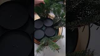 Einfach Adventskranz diy