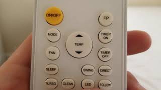 Carrier Comfort Mini-split Remote instructions and filter cleaning