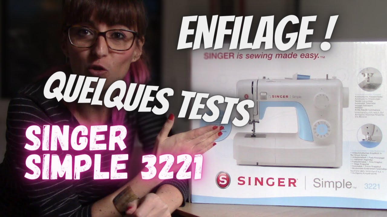 Comment Enfiler La Machine à Coudre Singer Simple 3221 - YouTube