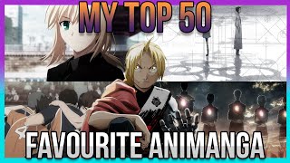 MI Top 50 ANIMANGAS FAVORITOS | Contenido Normie en exceso