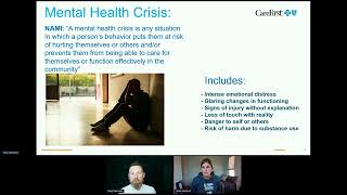 Mental Health Crisis Management and De-Escalation Techniques