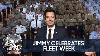 Jimmy Celebrates Fleet Week, Biden's Press Conference Jump Scare | The Tonight S