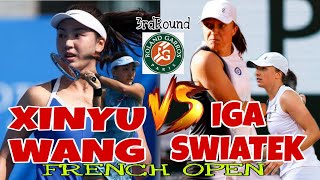 JUST IN:IGA SWIATEK VS XINYU WANG | 3rd Round Match | French Open | Roland Garros2023