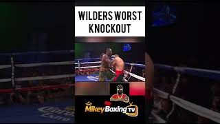DEONTAY WILDER BRUTAL KNOCKOUT HARD TO WATCH #fight #shorts #boxing #mma