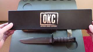 4k オンタリオナイフ　OKC3S　ヤフオク　偽物　OKC fake knife