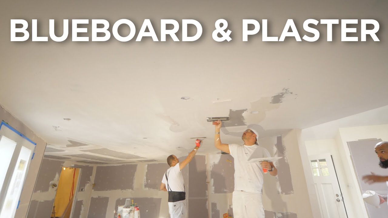 Why We Use Blueboard And Plaster - YouTube