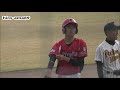 《中学硬式・卒団》【タイムリー３ＢＨ打ったよ】　上田陸斗中堅手（広島北ボーイズ） 【bsy 卒団】